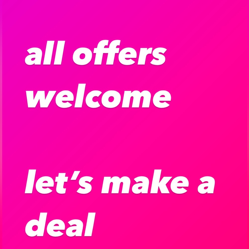 MAKE AN OFFER - SALE STARTS NOW